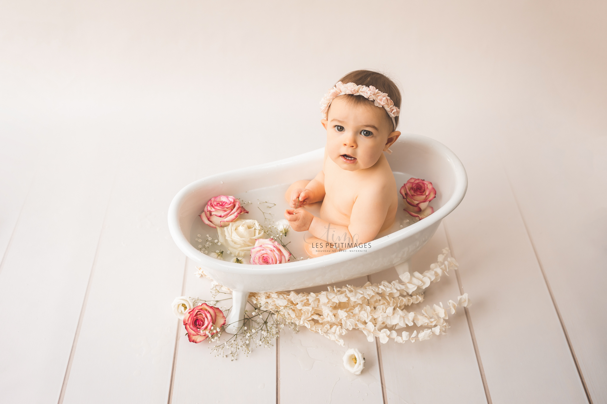 photo bain de lait bébé Chécy Orléans